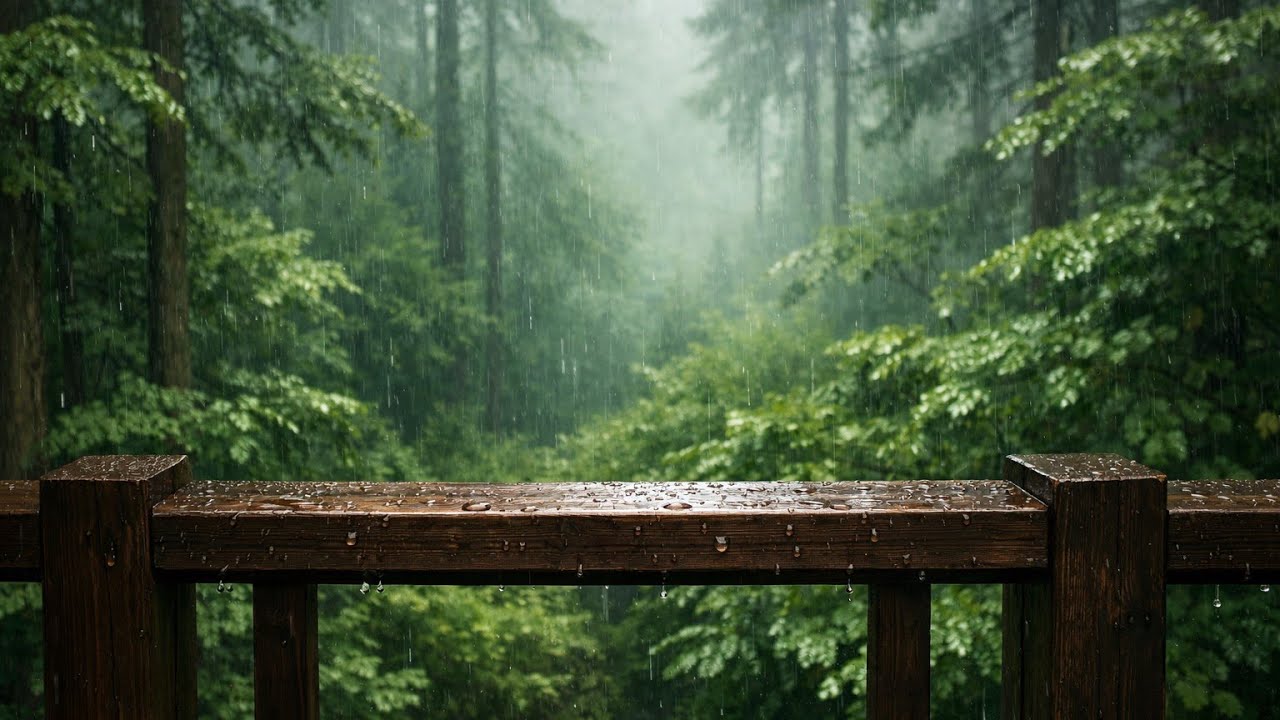 Rain ASMR | Relaxing Nature Sounds (4K) | Satisfying video | ASMR No talking