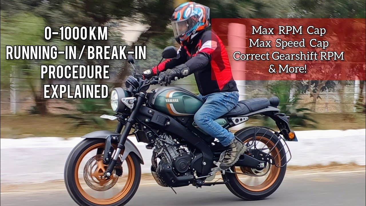 Yamaha XSR155 Runnig-in Procedure Engine Break-in Period Do's & Don'ts Correct RPM Range Gearshifts