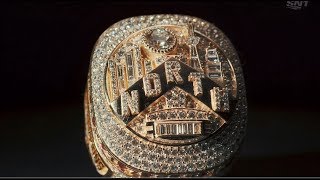 They're the largest championship rings ever created in nba history,
with 640 diamonds and 16 rubies, it's also said to most expensive ring
i...