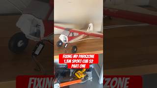 Parkzone 1.3m Sport Cub S2 Crash Repair #rcplane
