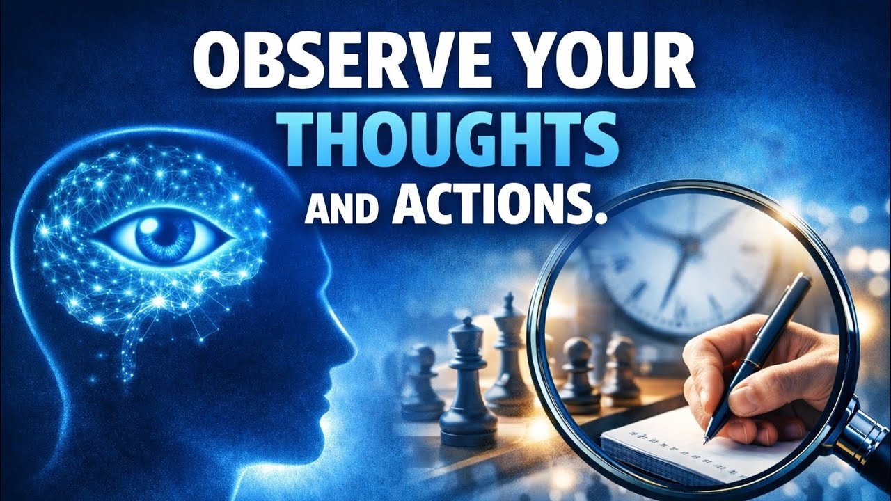 Observe Your Thoughts and Actions #mindfullness #innerpeacejourney #observationskills 