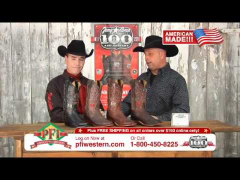 Tony Lama Ladies Century Collection Cowboy Boots With Rebate