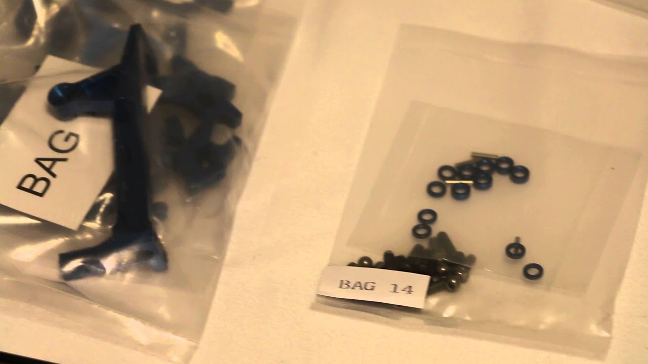 Team Associated TC7 Bags 1-18 and tools