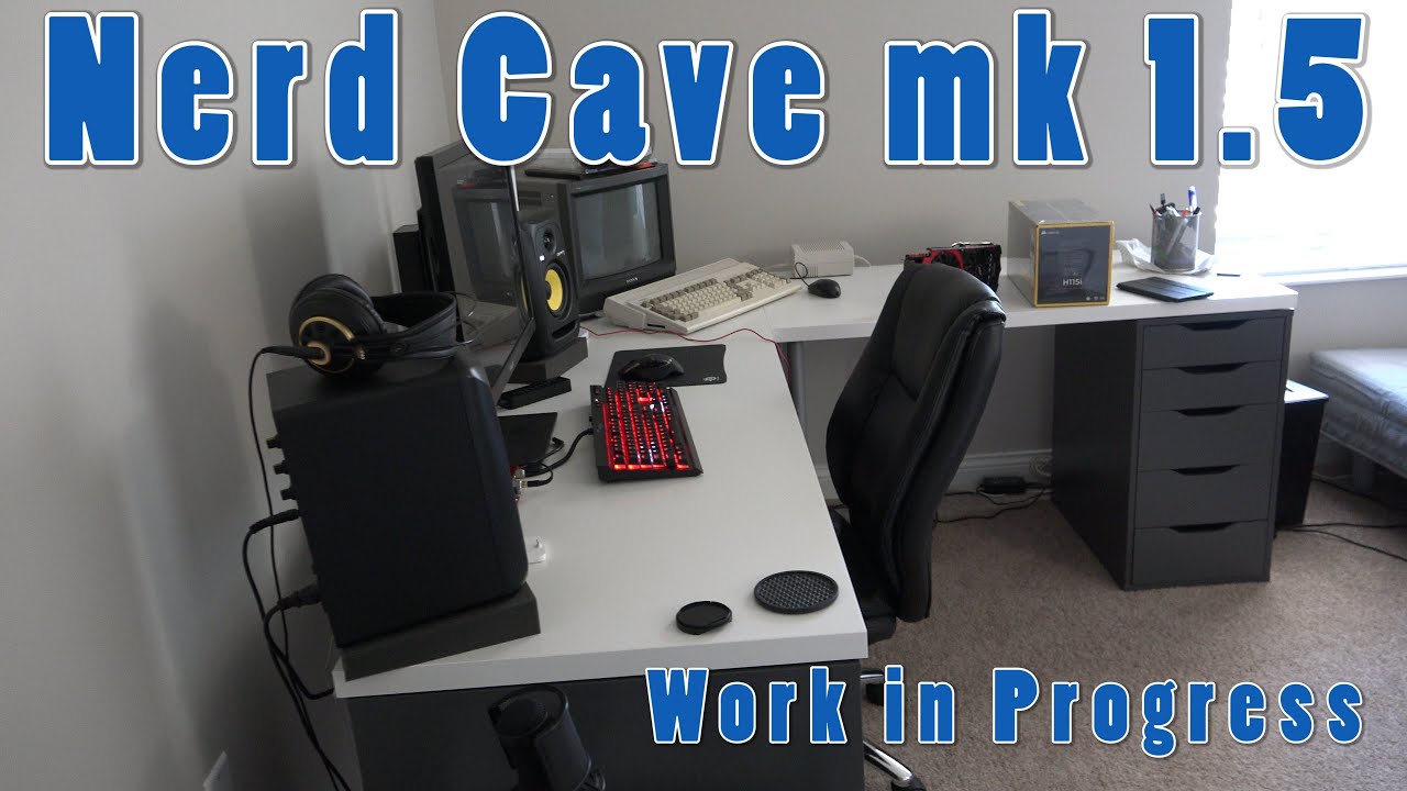 Vlog: Moving Part 2 - Nerd Cave mk 1.5 WIP
