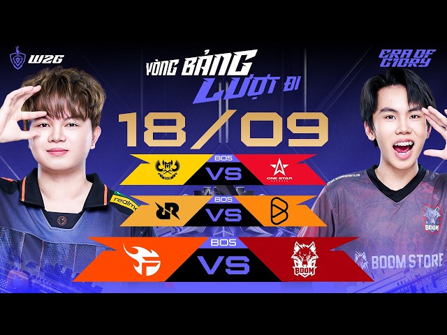 GAM vs 1S | RRQ vs BOX | FPT vs BME | GIAI ĐOẠN VÒNG BẢNG - LƯỢT ĐI | ĐTDV MÙA ĐÔNG 2026