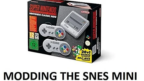 Modding & Hacking my SNES classic Mini