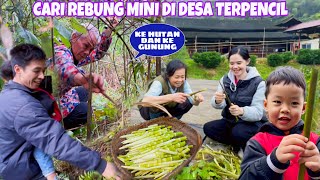 BERSAMA PAPA CARI REBUNG MINI DI DESA TERPENCIL, TIKA SERING BAWA BEKAL NASI DAN MAKAN DIGUNUNG INI