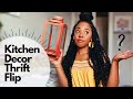 KITCHEN DECOR ON A BUDGET | Thrift Flip 2020