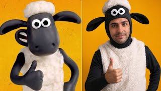 Shun the sheep cartoon all characters in real life character version |
