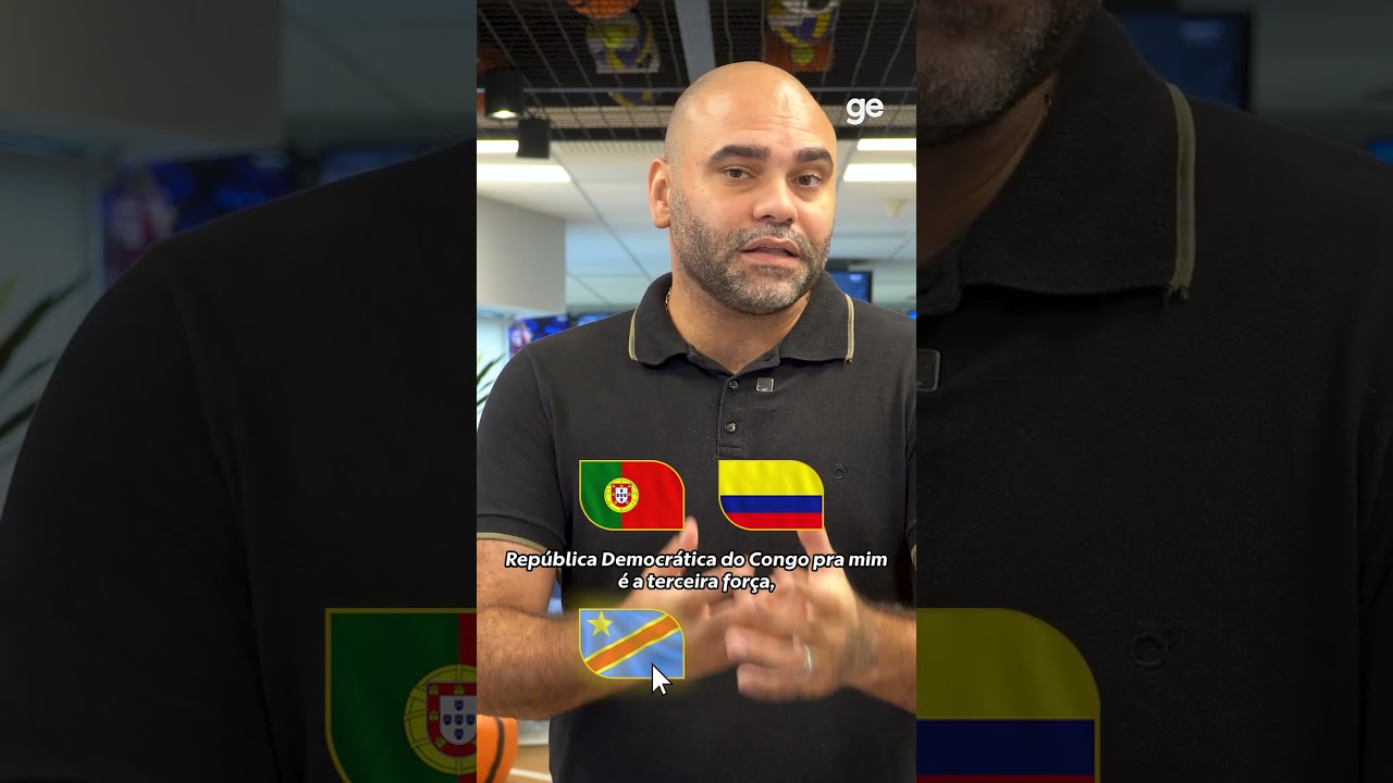 GRUPO K: COLÔMBIA, PORTUGAL, REPÚBLICA DEMOCRÁTICA DO CONGO E UZBEQUISTÃO| #shorts | ge.globo