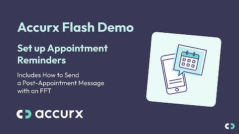 Flash demo: Send Appointment Reminders via the NHS App | Accurx Desktop