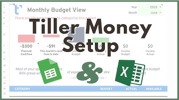 Tiller Money Setup Tutorial and Review | Automate Your Finances