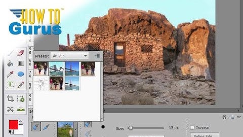 Photoshop Elements Brushes : How to Use the Smart Brush : 15 14 13 12 11 Tutorial