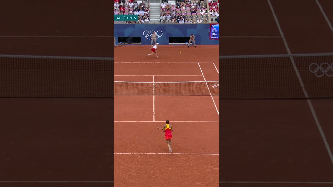 Consider this your Olympic tennis ASMR. 🎧🎾 #Olympics #Tennis