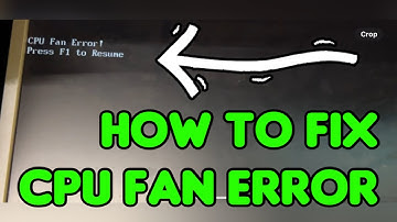 CPU Fan Error- How to Fix it and what caused it 