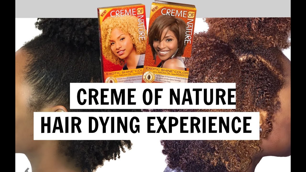 Creme Of Nature Hair Color Experience Tips Shemeetscity Youtube