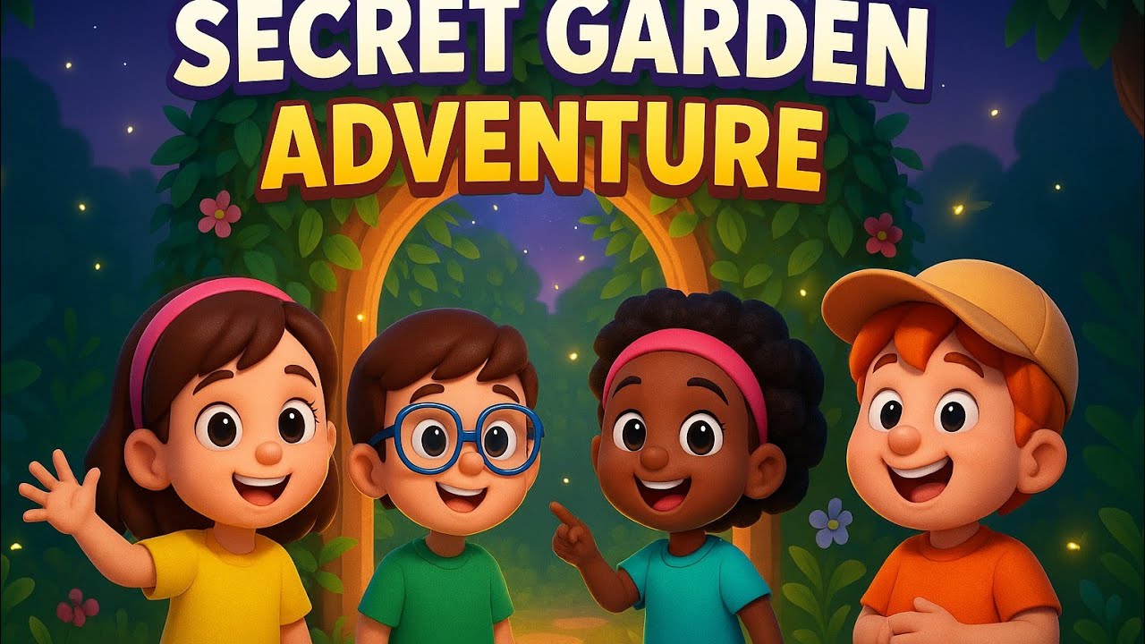 WondersOptimizedThe Secret Garden  Magical Kids Garden Adventure  Magical Story for Kids  Fun & Safe