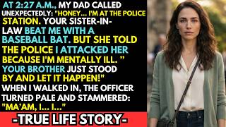My dad called me from the police station, his voice trembling 'Honey They're framing me '