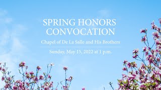 Spring Honors Convocation 2022