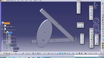 Mechanism Design, a simple mechanism, midterm 2018, BG , Catia v5, Nader G. Zamani