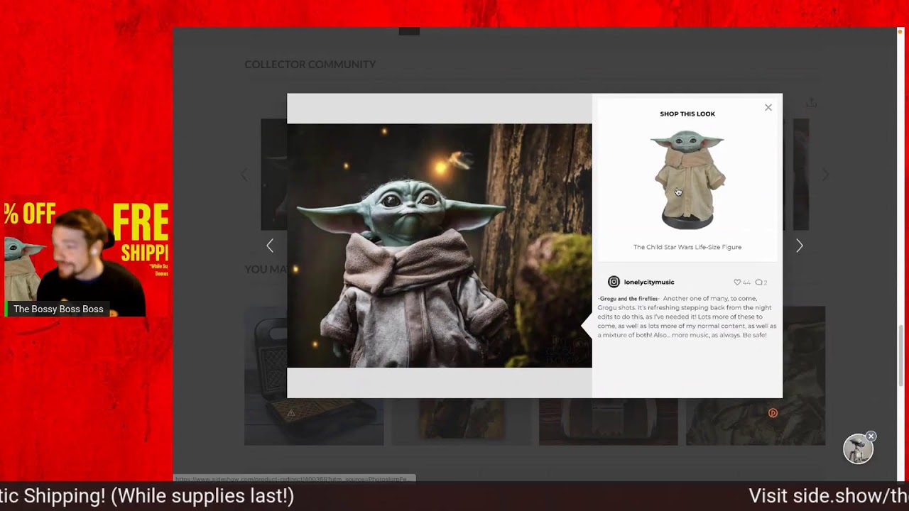 Happy Halloween - Just a Small Early Gift / Grogu Star Wars promo - Snag an unusual discount on our most popular product ever! STAR WARS GROGU PROMO FOR SPOOKTACULAR 2021!