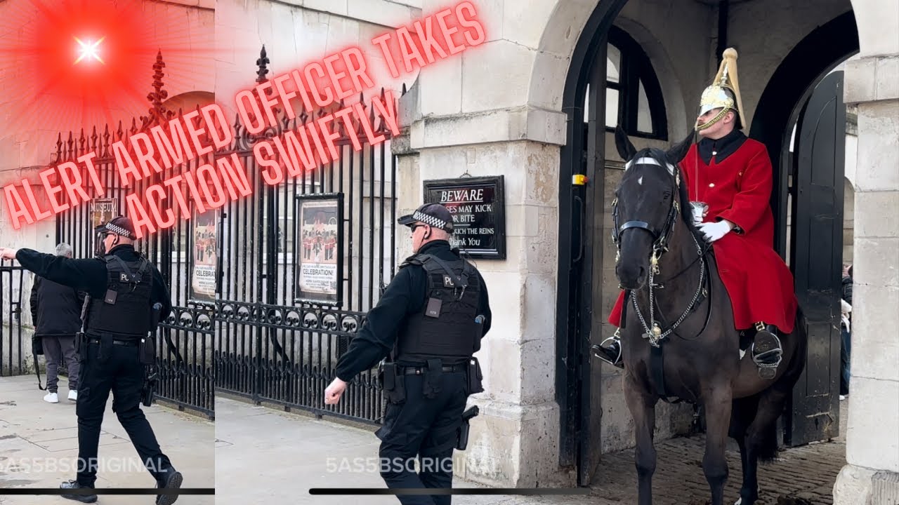 ALERT ARMED OFFICER SPOTS A SECURITY RISK AND TAKES ACTION SWIFTLY ...