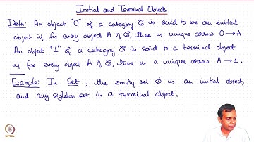 Initial and Terminal Objects