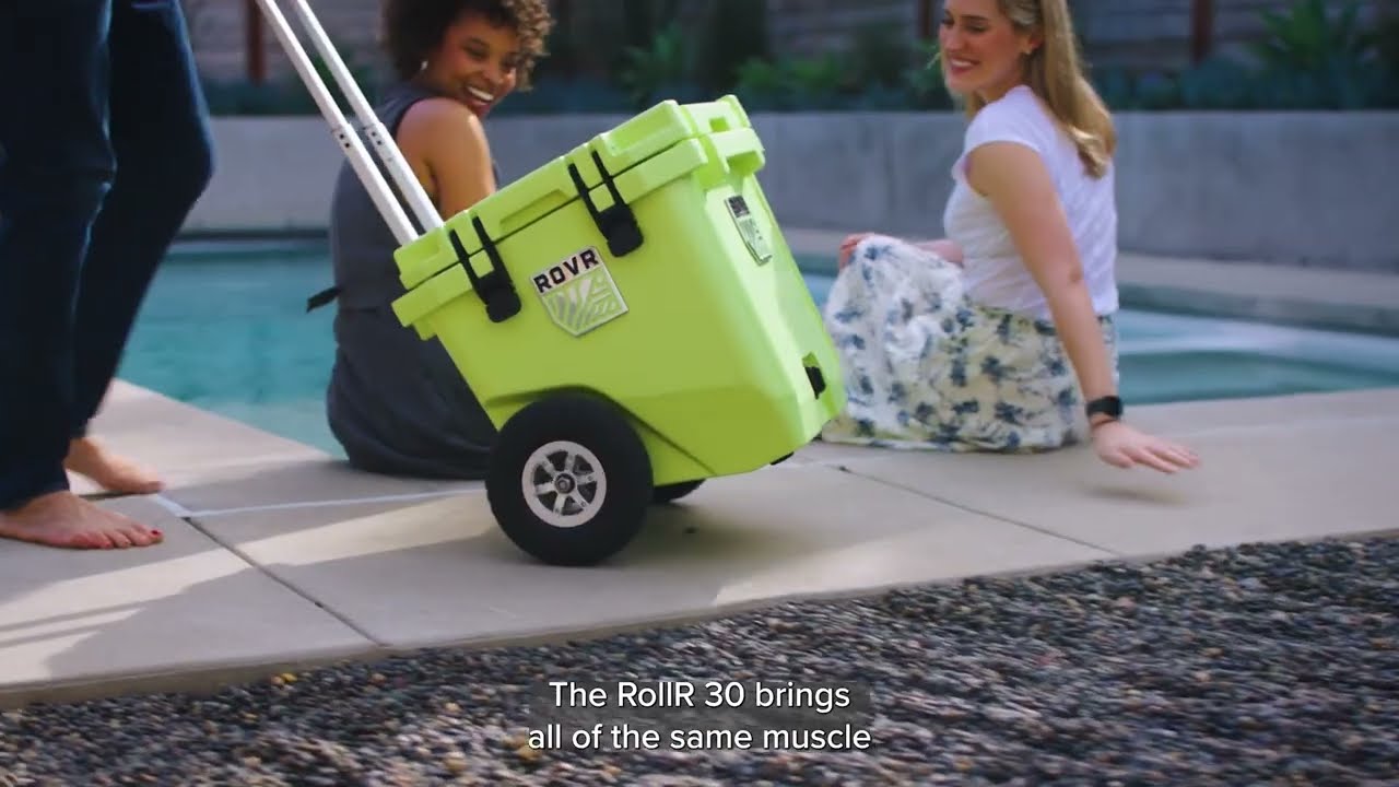 Preview of RovR Products RollR 30 Wheeled Cooler Video