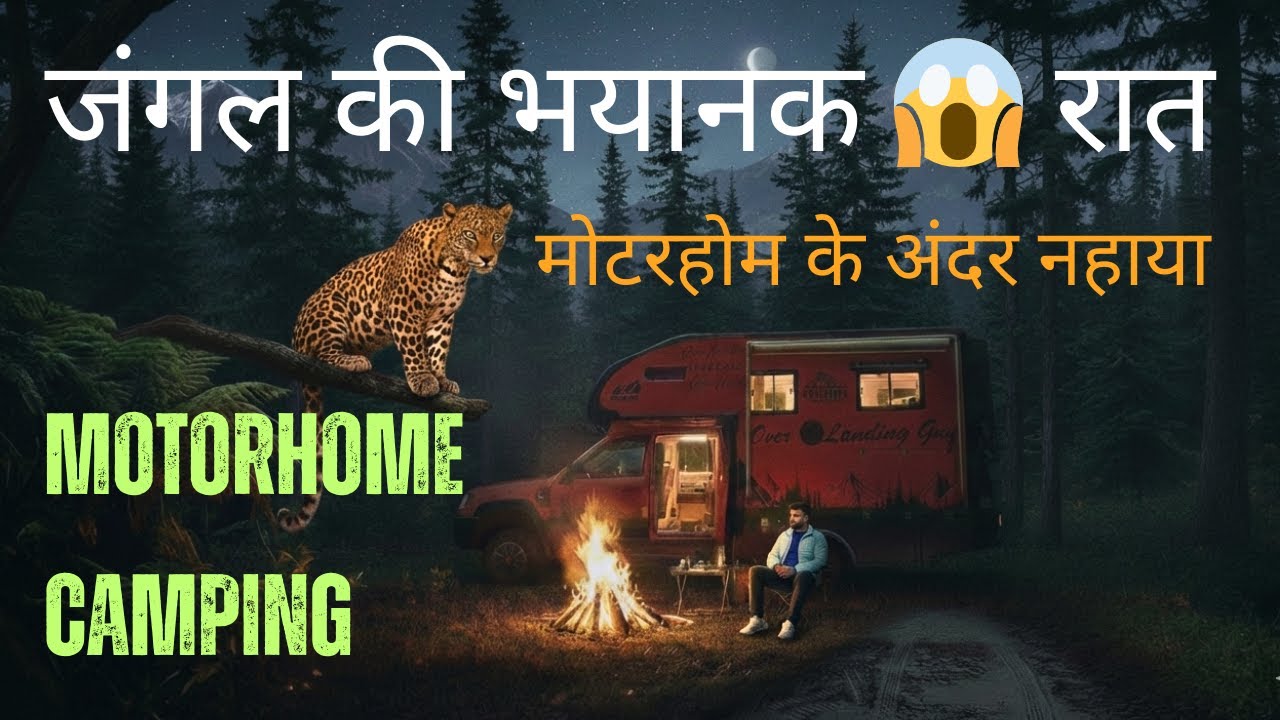 I spent a night in Jungle in my motorhome | SOLO Camping