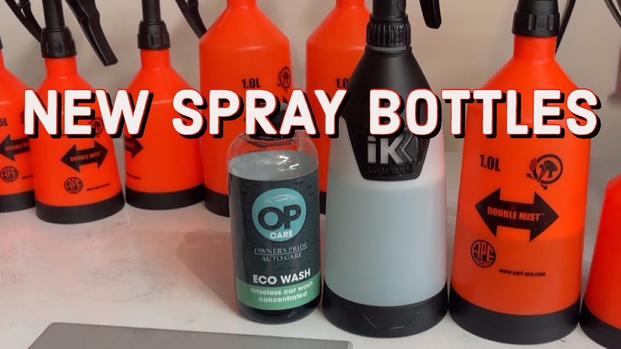 New Spray Bottles/Double Action Sprayer VS IK TR1 SPRAYER/Auto  Detailing/Waterless Wash/Tesla 