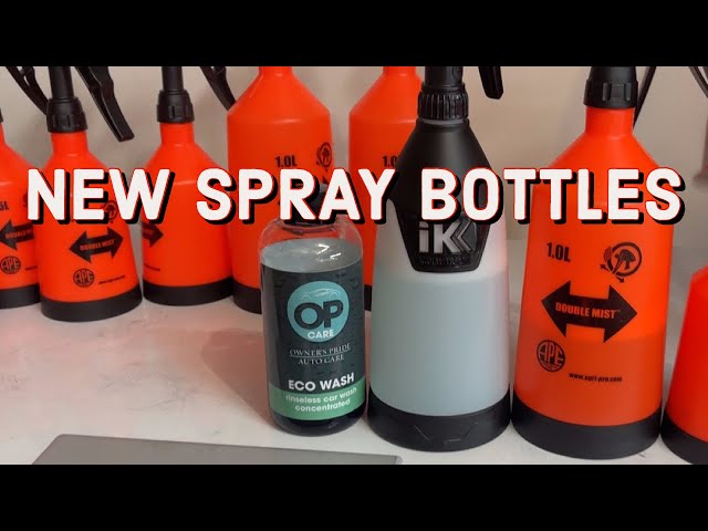 New Spray Bottles/Double Action Sprayer VS IK TR1 SPRAYER/Auto  Detailing/Waterless Wash/Tesla 