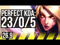 KAI'SA &amp; Thresh vs EZREAL &amp; Neeko (ADC) | Perfect KDA: 23/0/5 | EUNE Master | 26.9