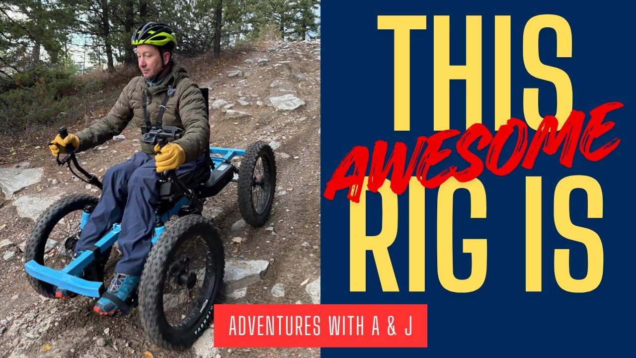 Эта внедорожная инвалидная коляска от @notawheelchair - она ​​УДИВИТЕЛЬНАЯ @JerryRigEverything 