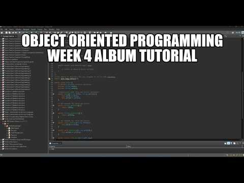 Object oriented programming week 4 Album tutorial