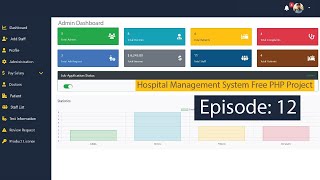 Make Responsive Patient Dashboard | Hospital Management system PHP Project
