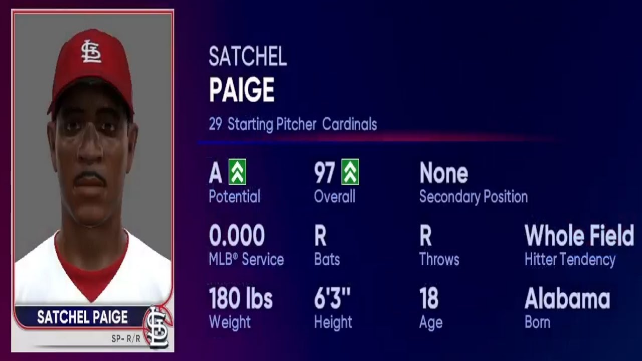 How To Create Satchel Paige Mlb The Show 22 