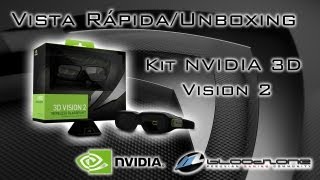 Nvidia 942-11431-0007-001 3D Vision2; Wireless Glasses Kit Vista Rápida: Kit NVIDIA 3D Vision 2