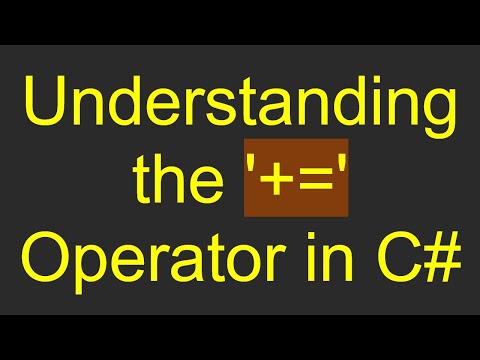 Understanding the '+=' Operator in C#