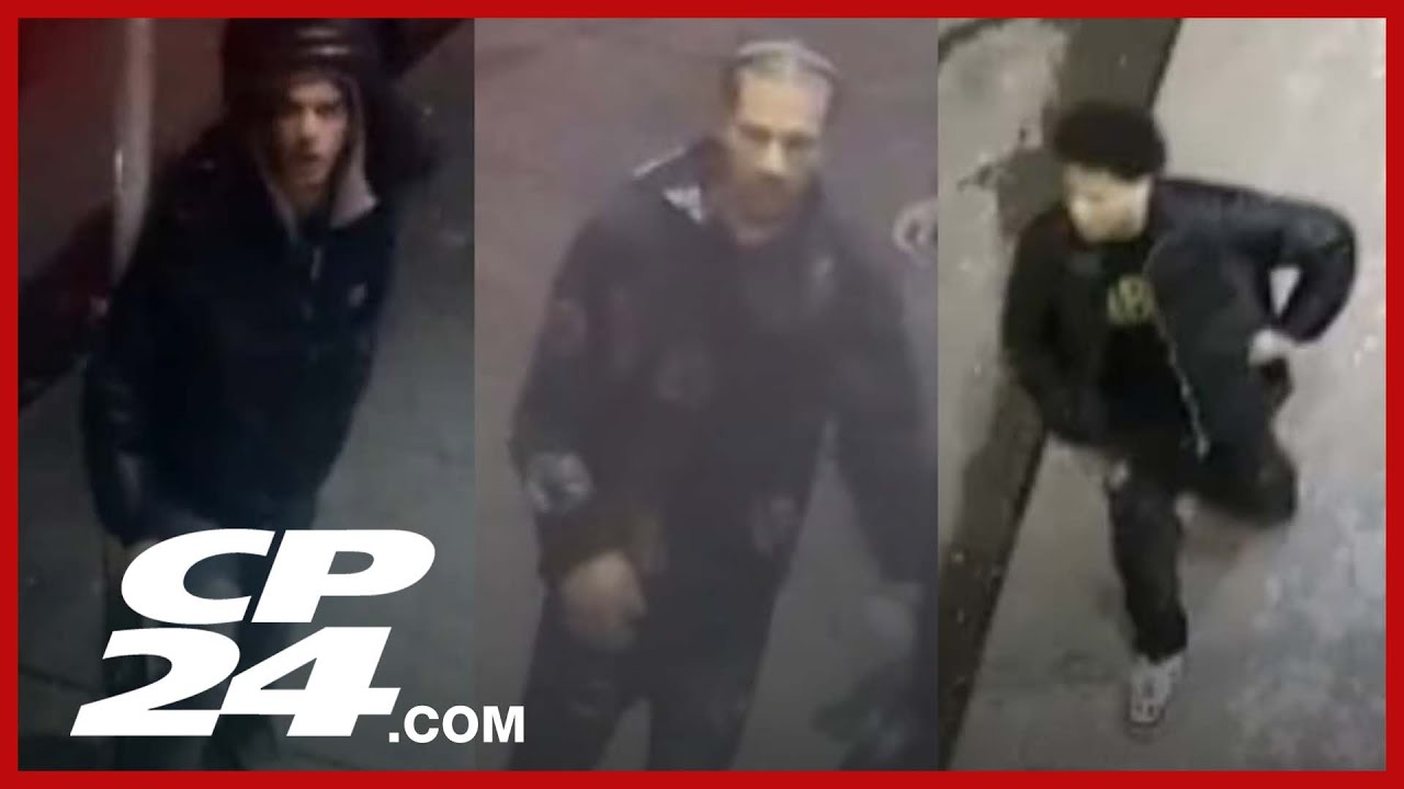 Three suspects wanted in downtown stabbing - YouTube