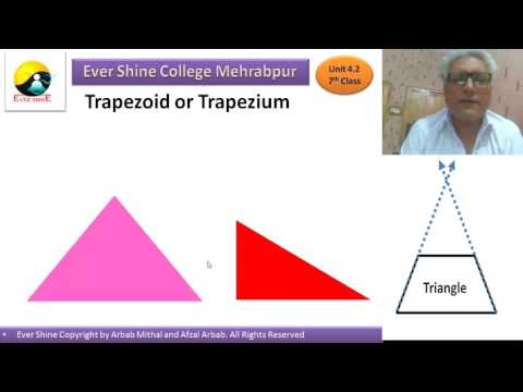 All about Trapezoid ,trapezium Amazing geometry video for kids hindi & urdu