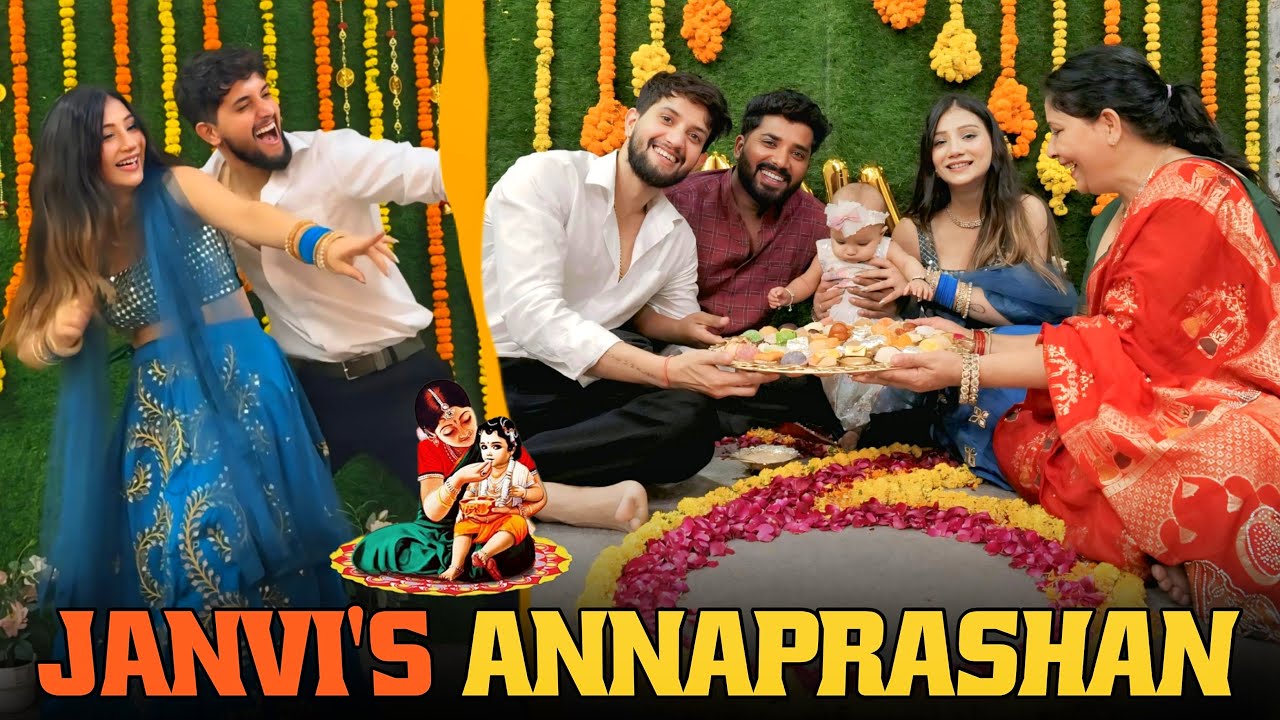 Janvi Ki Annaprashan Ceremony ❤️ | Khushi Ne Kiya Full Dance 😍