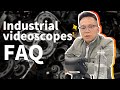 What are some common after-sales issues with industrial videoscopes?