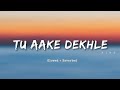 Tu aake dekhle slowed  reverbed  king  lofi  slowedandreverb