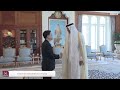 Su Alteza el Emir recibe al jefe Ejecutivo de Hong Kong