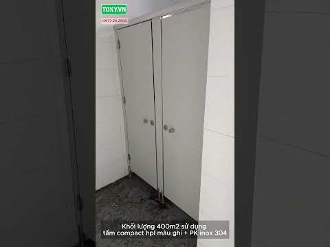 Video Toàn cảnh dự án vách ngăn vệ sinh trường Đại học Thái Bình – 400m2