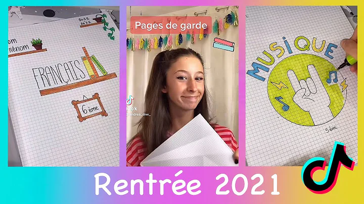 PAGES DE GARDE RENTRE - COMPILATION TIKTOK andrea_...