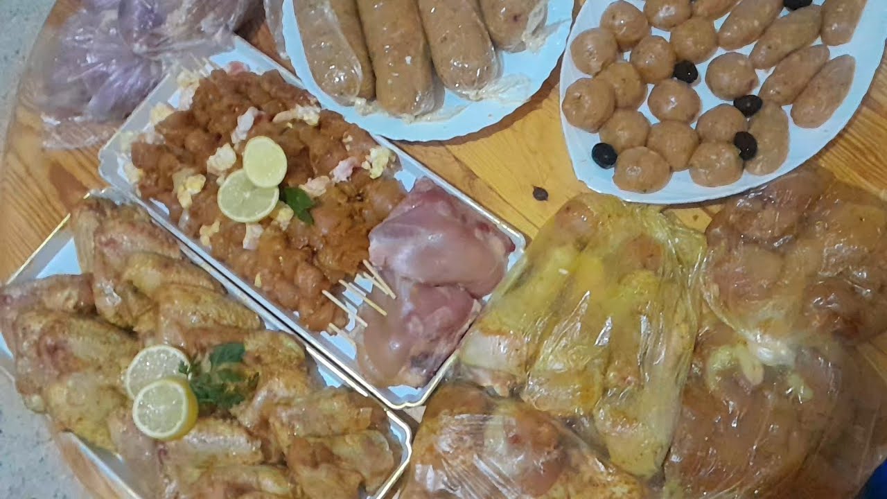 سلسلة تحضيرات الرمضانية(بعض المقتطفات لتحضير دجاج يسهل عليك الخدمة في رمضان )🥰☺️