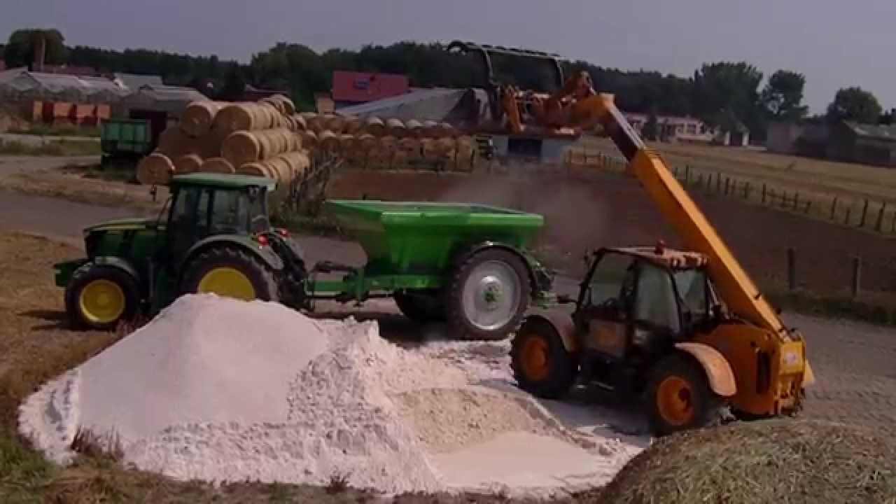 Rozsiewanie Wapna 2015 - John Deere |Unia RCW 5500 Plus|