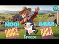 Freeze Dance for Kids with Farm Animals | La Vaca Dice Muu | The Cow says Moo | Kids Movement Song