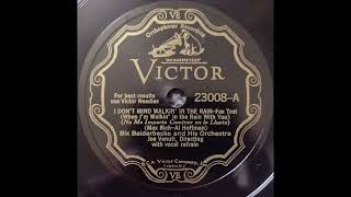 I Don't Mind Walkin' In The Rain - Bix Beiderbecke and His Orchestra - 1930